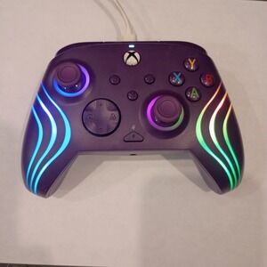 PDP Afterglow Wave LED Purple Controller for Xbox Series X|S & Xbox One